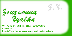 zsuzsanna nyalka business card